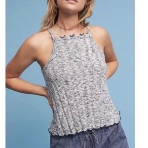 Akemi + Kim Kaden Ribbed Halter Top